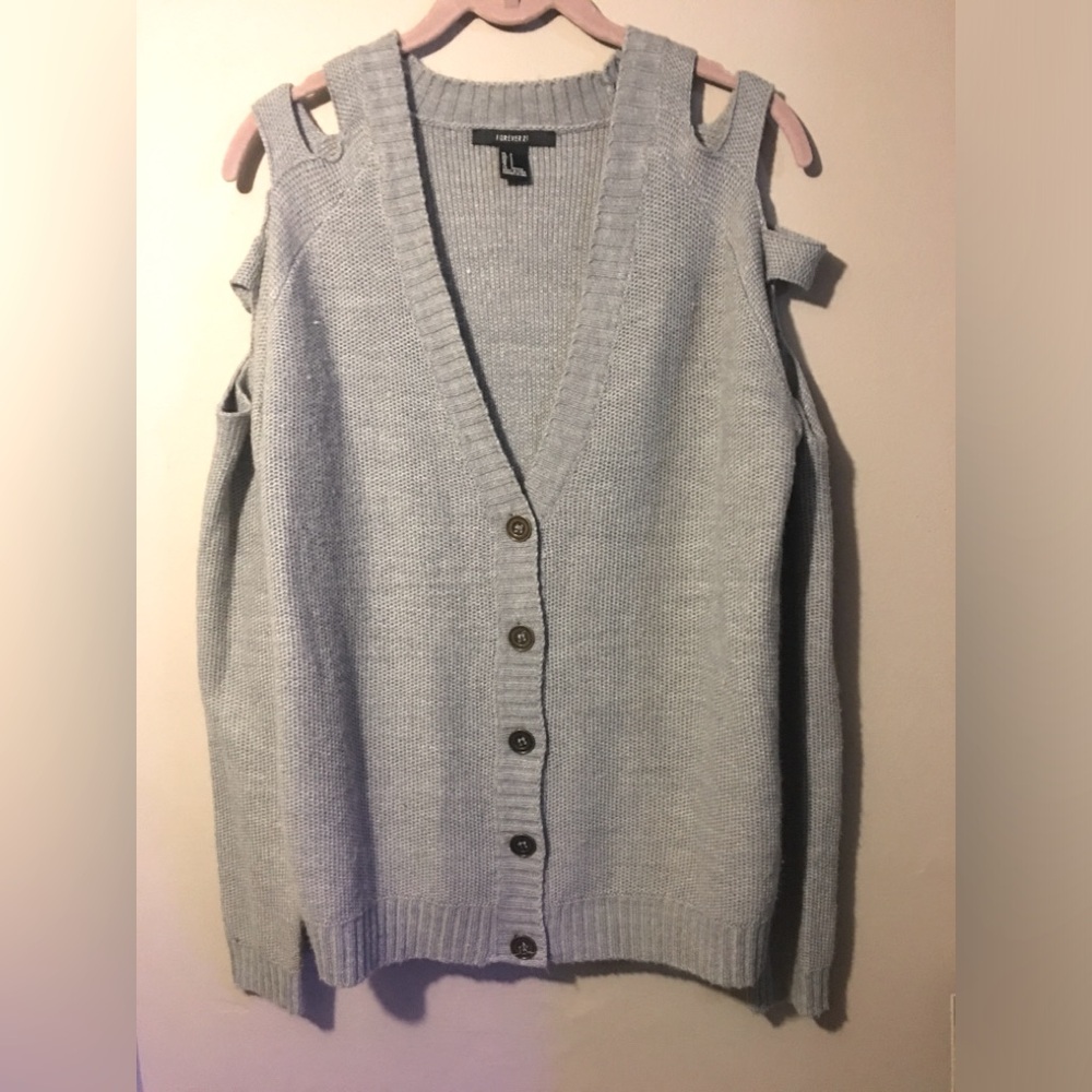 F21 Gray Sweater